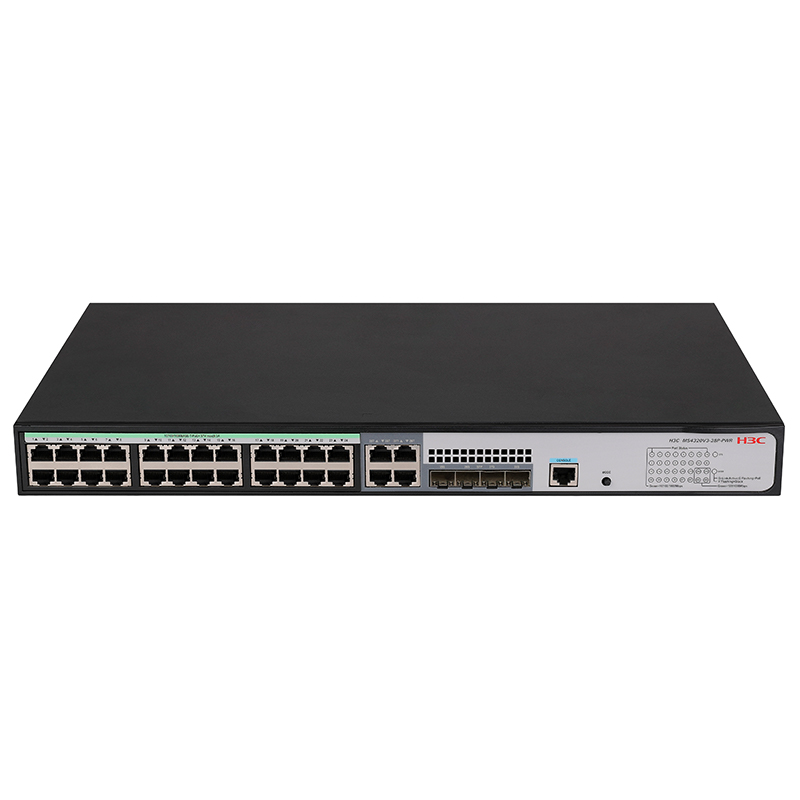 H3C MS4320V3-28P-PWR 24电+4个上行千兆光口POE安防交换机